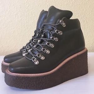 jeffrey campbell viajar wedge hiker booties